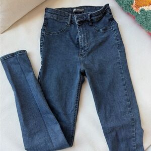 Zara Skinny Jeans in Deep Blue Wash